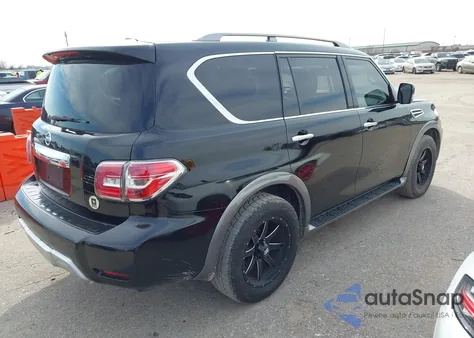2017 Nissan Armada Sv из США, поврежденный, VIN JN8AY2NC6H9505788